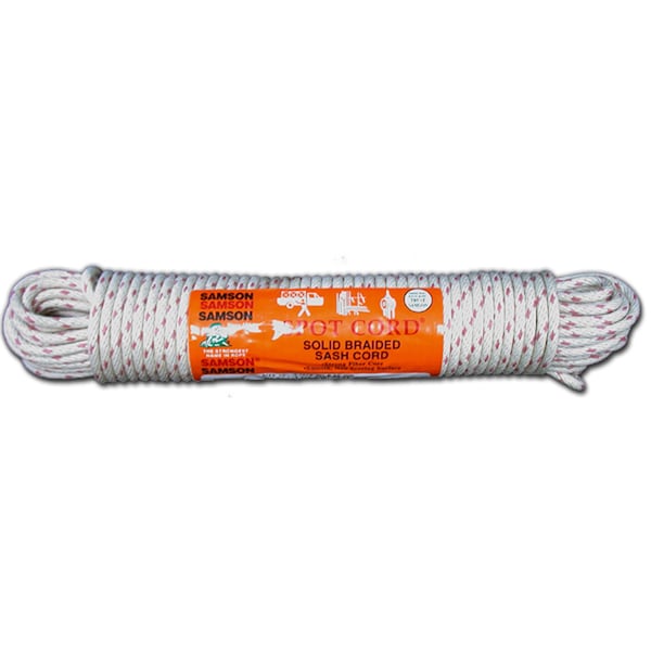 T.W. Evans Cordage Co. No. 8 - 1/4. Samson Spot Sash Cord 1200 ft. Reel 001-080-71 - main